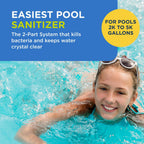 Flippin’ FROG Floating Sanitizer System for Pools 2,000 to 5,000 Gallons - Prefilled Floater with Sanitizing Minerals and Chlorine for Easy Pool Treatment & Maintenance - 1 Pack