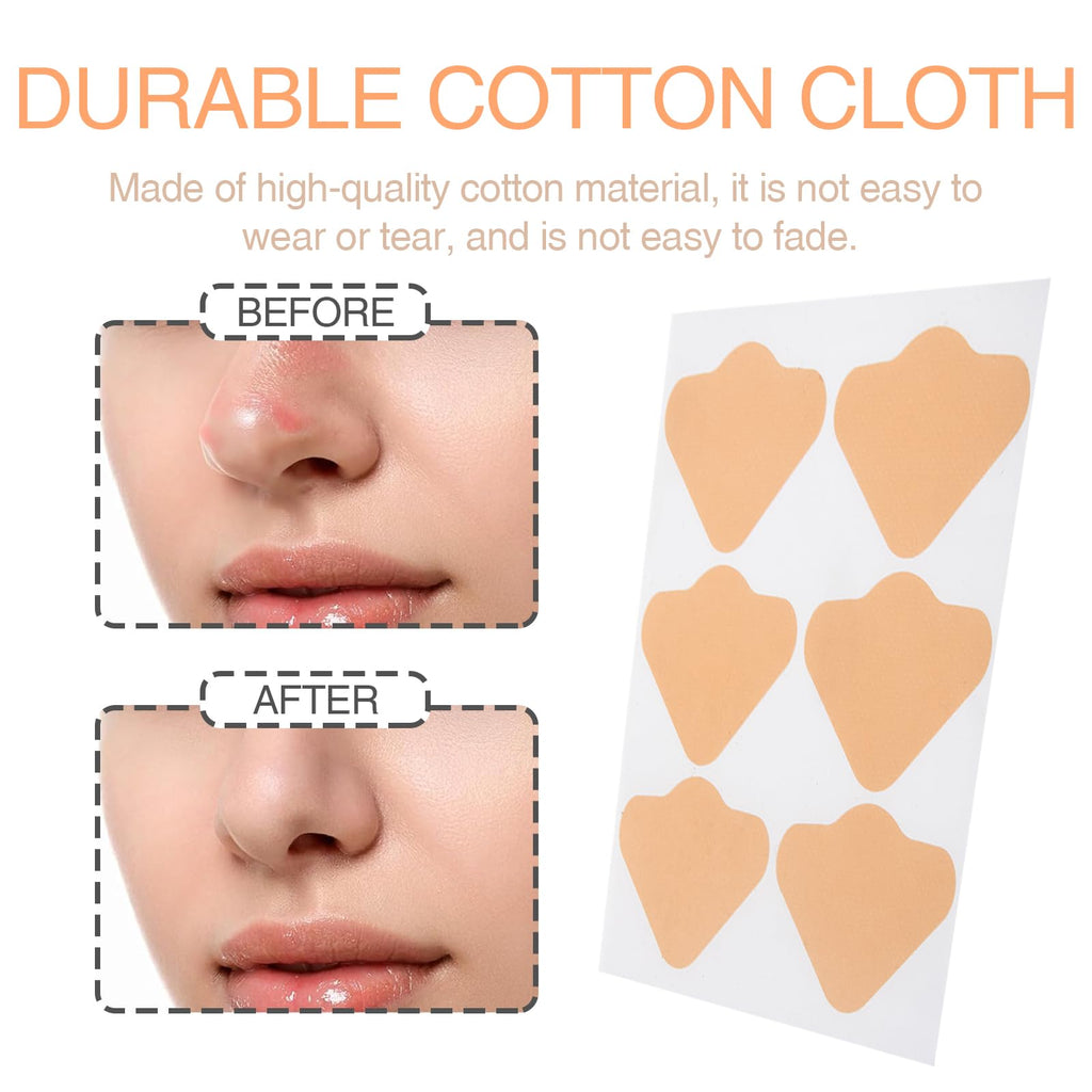 24 Pcs Skin Sun Protection Nose Patch Sunblock Guards for Sunscreen Golf Nose Bandage for Men Women Exposure Tanning Outdoor Sports Accessories, Beige