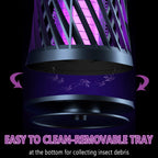 Bug Zapper Indoor, Fruit Fly Traps for Indoors, Electric Mosquito Zapper, Fly Zapper, Mosquito Gnat Trap Killer Indoor Outdoor Home Use