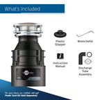 InSinkErator Badger 5 Garbage Disposal, Badger Series 1/2 HP Continuous Feed Food Waste Disposer