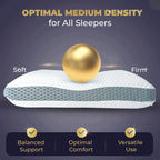 Royal Therapy Memory Foam Pillow, Queen Pain Relief, Neck and Shoulder, Pain, Side Sleeper Pillow, Cervical, Neck Sleeping
