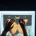 HSK A4 LED Artist tracing Light Box Copy Table, Adjustable High Brightness Light Pad for Tatto Drawing, Sketching, Animation,Diamond Painting Accessories
