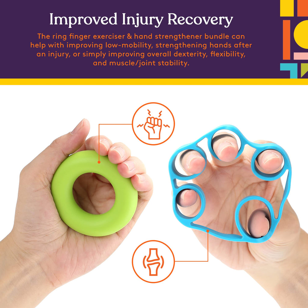Special Supplies Physical Hand Therapy Putty Kit, Finger Exercisers, Hand Strengtheners, 15 Set Grip Strength,Dexterity, Mobility,Injury Stress Relief