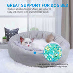 Welacer Shredded Memory Foam Filling 5lbs for Bean Bag Filler, Without Added Gel Particles, Premium Soft Refill and Great for Stuffing, Multi Color and Shape