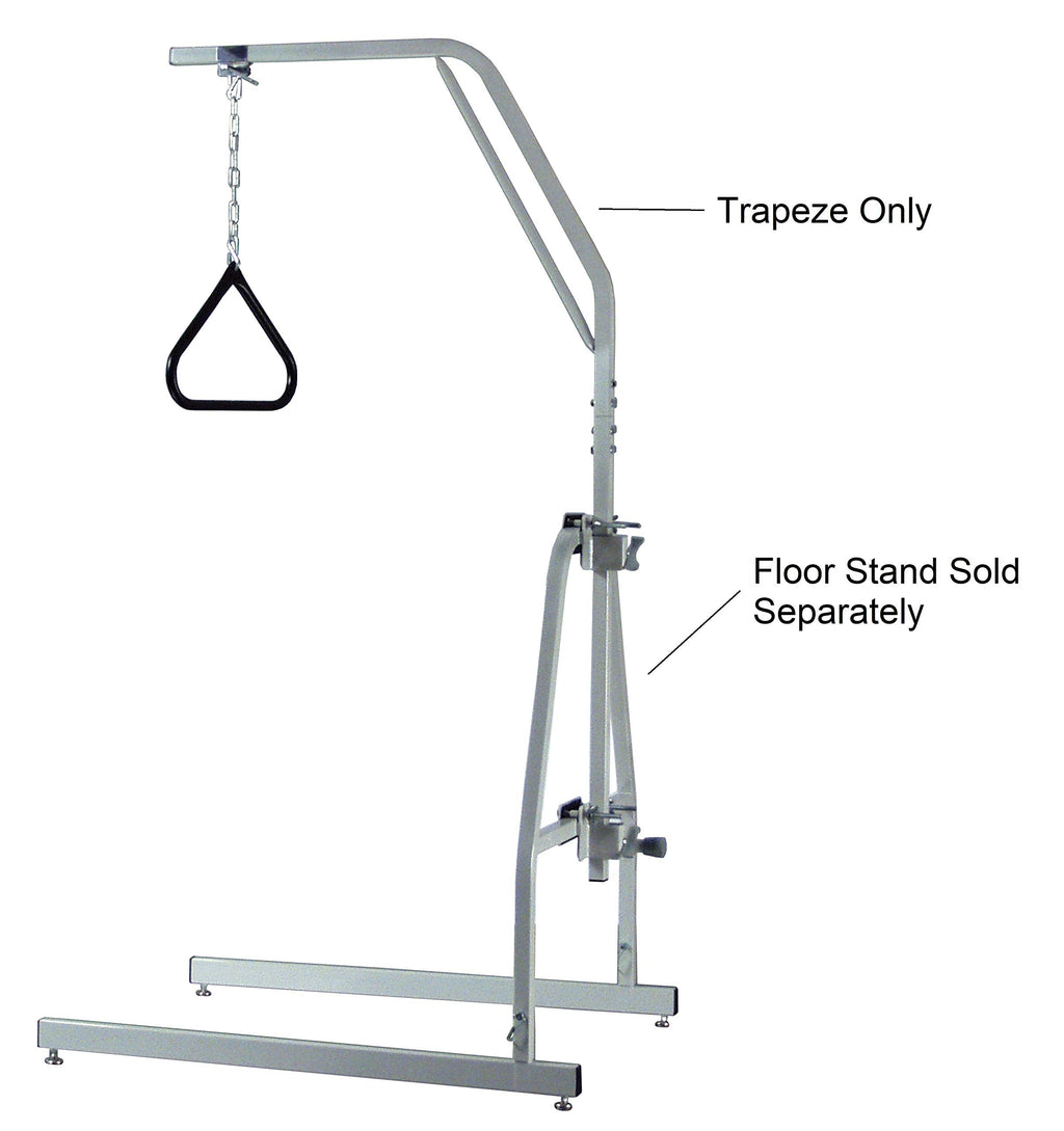 Lumex 2800GA Versa-Helper Trapeze Bar for Bed Mobility, Gray, Medical Assist Handle, Optional 2840GA Floor Stand (Sold Seperately)