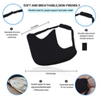 zimucxn Shoulder Surgery Pillow, Shoulder Pillow with Detachable Sling, Rotator Cuff Pillow for Shoulder Pain Relief, Comfortable Post Shoulder Surgery Pillow, Firm and Removable(Black)