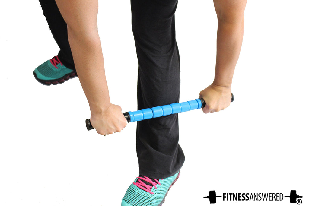 The Stick Massage Roller Original | Muscle Roller Massage Stick for Legs | Exercise Roller Massage Tools for Sports Athletes and Runners 17.75" - Original Blue
