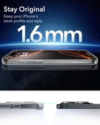 ESR for iPhone 16 Pro Case, Compatible with MagSafe, Shockproof Military-Grade Protection, Magnetic Phone Case for iPhone 16 Pro 6.3 inch, Clear