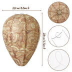 DECYOOL 6 Pack Paper Wasp Nest Decoy Hanging Wasp Nest Stay Away from Wasps Hornets Yellow Jackets(Mixed Color)
