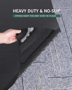 Large Office Chair Mat for Carpet, 46"x 60" Anti-Slip Waterproof Desk Chair Mat for Rolling Chairs, Heavy Duty Vinyl Computer Floor Protector, Easy Glide Floor Mat for Work, Home Office, Gaming