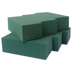 FLOFARE Pack of 6, Dry and Wet Floral Foam Blocks for Fresh and Artificial Flowers, Each (7.8” L x 3.5” W x 2.4” H), for Wedding, Birthdays, Home, Office, and Garden Decorations