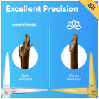 Equinox Professional Razor Edge Series Barber Hair Cutting Scissors - Japanese Stainless Steel Salon Scissors - 6.5” Overall Length - Fine Adjustment Tension Screw - Premium Shears for Hair Cutting