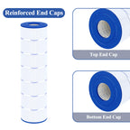 Cryspool® 08063 Filter Compatible with Jandy CS200, R0462400, PJANCS200, C-8418, 11088503, 11088513, FC-0823, 200 Sq. Ft Pool Filter Cartridge, 1 Pack