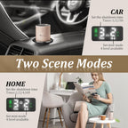Waterless Diffuser for Essential Oil - Aromatherapy Diffuser for Home with Battery Indicator, Portable Smart Scent Air Machine 1/2/3 & Continuous Mist, Timing & Auto-off Function, 400~500 sq. ft Scent