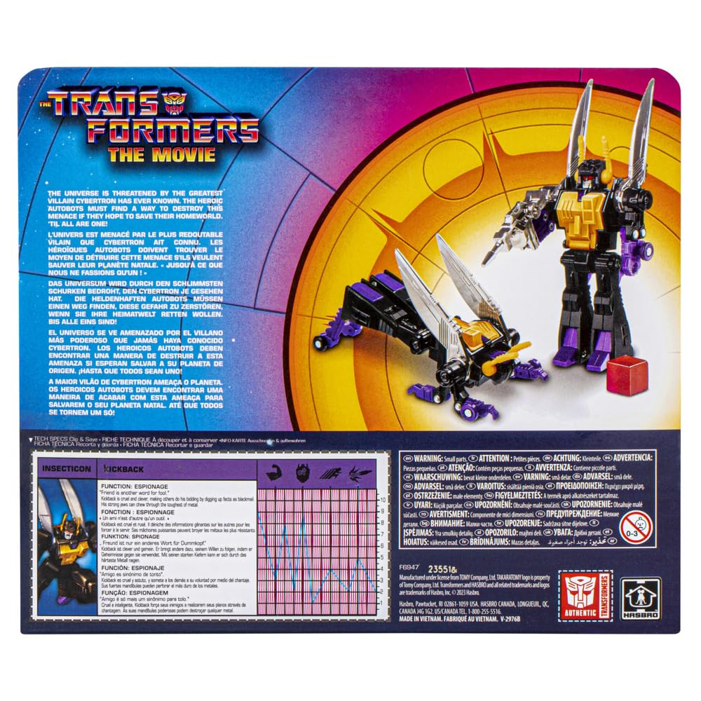 Hasbro Collectibles - The Transformers: The Movie - Transformers Retro - Kickback Transforming Action Figure