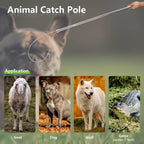 Wamlet Animal Catcher Pole Control Tool Kit for Bulldog Alligator Hog Dog Pig Fox - 52 inches
