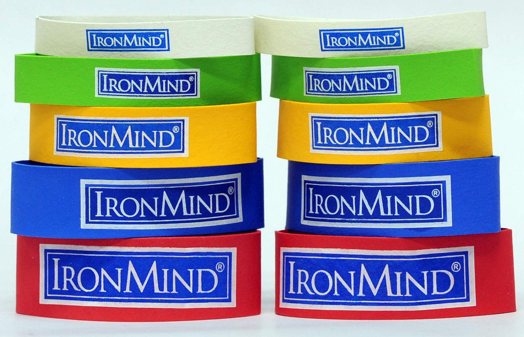IronMind Expand-Your-Hand Bands 10 Pack: Kiss Elbow Pains Goodbye - Prevent, Rehab, Reduce Pain from Tennis Elbow, Carpal Tunnel. Authentic, original, effective.