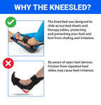 KneeSled™ Best choice after knee replacement surgery increases range of motion, stretches knees, hips & hamstrings, improving mobility and flexibility leg exercise great for working out knee pain