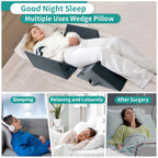 SJFFDP Wedges for Bed Positioning, Side Wedge Pillows for Seniors 3PCS, Multifunction Positioning Wedge Pillow for Sleeping and Back Pain Relief, Wedge Pillow for Bed Sores, Knee Elevated