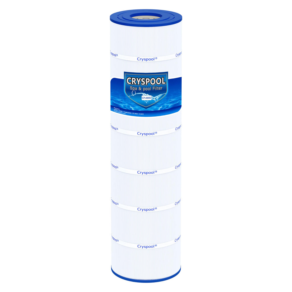 Cryspool® 08063 Filter Compatible with Jandy CS200, R0462400, PJANCS200, C-8418, 11088503, 11088513, FC-0823, 200 Sq. Ft Pool Filter Cartridge, 1 Pack