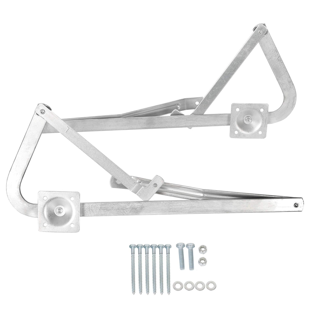 ECOTRIC 55-2 Replacement Attic Ladder Hinge Arms Compatible with 2010-UP Werner Mk 5, WU2210, W2208, W2210 Thick Zinc Attic Ladders Spreader- Pair