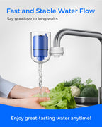 Waterdrop C08A Faucet Water Filter, Compatible with All PUR® PLUS Water Filter, PUR® PLUS RF9999® Faucet Water Filter, NSF 42 Certified, 9-Month, 900-Gallon, 3 Pack