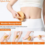 InfiniteRelax 3-in-1 Wood Therapy Massage Tools for Body Shaping Professional, Wooden Lymphatic Drainage Massager, Maderoterapia Kit Colombiana Cellulite Massager