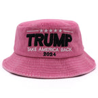 Trump 2024 MAGA Bucket Hats for Men Women,Donald Trump Bucket Hat Make America Great Again Baseball Caps 3D Embroidery MAGA Trump Hat