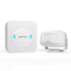 CallToU Bed Sensor Alarm and Fall Prevention for Elderly Wireless Caregiver Pager Motion Sensor&Detector Alert Monitor System 500FT for Home/Elderly/Patient/Dementia 1 Plug-in Receiver 1 Motion Sensor