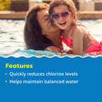In The Swim Chlorine Neutralizer for Swimming Pools - Quickly Reduces Chlorine Sanitizer Levels - 90% Sodium Thiosulfate - 2.25 Pounds