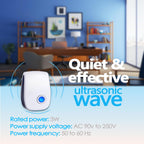 Ultrasonic Insect & Pest Repeller, Ultrasonic Mice Repellent for Insect, Roaches, Spiders, Ants, Bugs, Mosquitoes, Pest Control for House Garage RV Hotel, 6 Pack