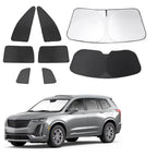 TINGLU Window Shades for Cadillac XT6 2020-2025 Accessories Side Full Windows Windshield Sun Shade Sun UV Rays & Privacy Protection for Camping,Napping,and Relaxing 8PCS