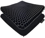 Gel Seat Cushion for Long Sitting Pressure Relief - Non-Slip Gel Chair Cushion for Back, Sciatica, Tailbone Pain Relief - Seat Cushion for Office Desk Chair, Car Seat – Wheelchair Cushions