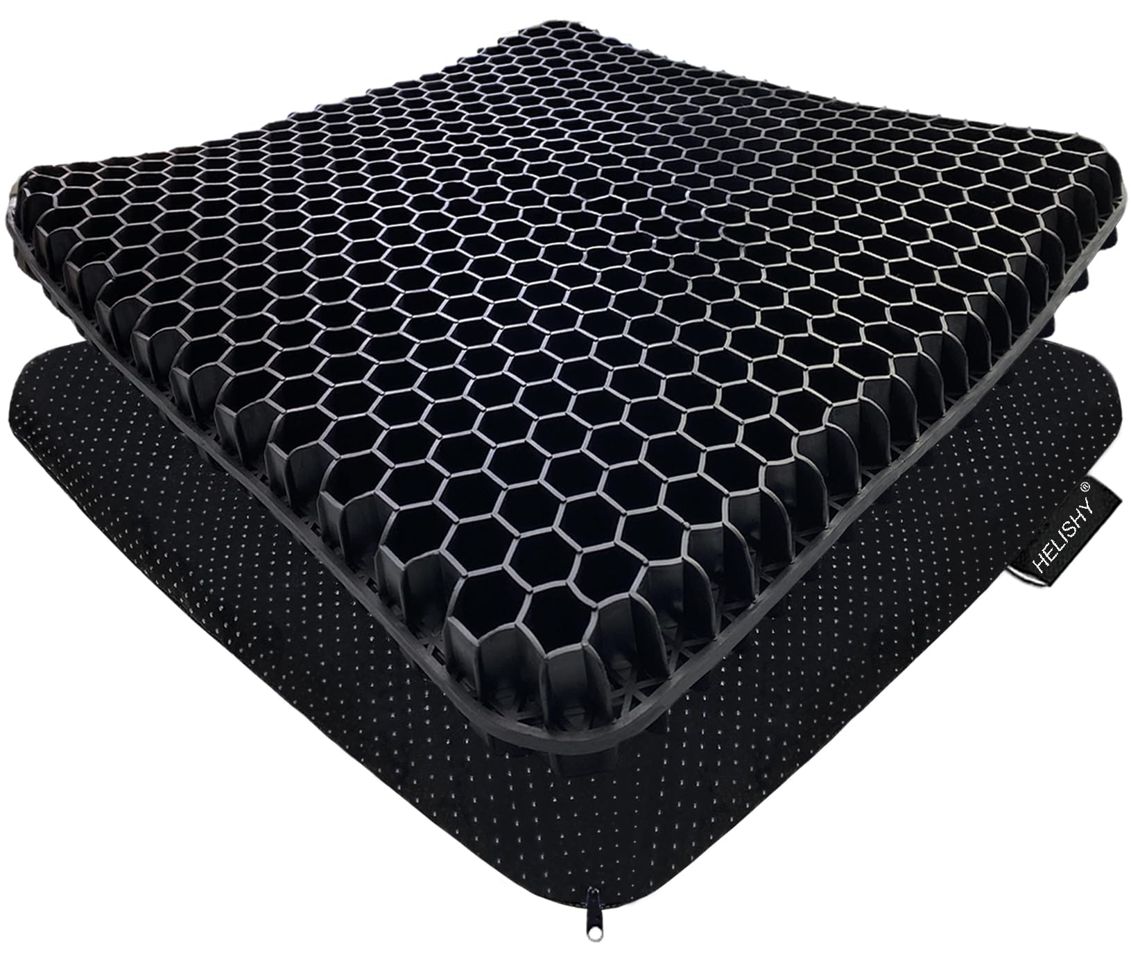 Gel Seat Cushion for Long Sitting Pressure Relief - Non-Slip Gel Chair Cushion for Back, Sciatica, Tailbone Pain Relief - Seat Cushion for Office Desk Chair, Car Seat – Wheelchair Cushions