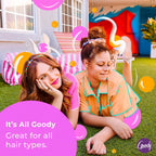 Goody Ouchless No-Metal Elastics Hair Tie (15 Ct, Neutrals/Multi) - 4MM for Medium Hair - Pain-Free Hair Accessories for Women Perfect for Long Lasting Braids, Ponytails and More