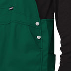 FOCO New York Jets NFL Mens Solid Wordmark Bib Overalls - 3XL