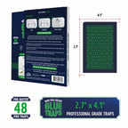 Catcher Labs Mini Insect Traps (48 Traps) | Extra Sticky Pre-Baited Glue Boards, Trap & Kill Most Crawling Insects, Bugs, Spiders, Scorpions, Cockroaches, Centipedes, Snakes