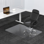 HOMEK Office Chair Mat for Low Pile Carpeted Floors - 30” x 48” Clear Carpet Chair Mats for Home & Office, Studded Floor Mat for Office Chair on Carpet