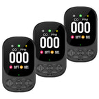 Lunarlipes Carbon Monoxide Detector Plug in Wall, 3-in-1 CO Level Monitor Alarm with Temp/Humidity Sensor, Portable Carbon Monoxide Detectors Easy to Read & Install, for Home/Hotel/RV (Black-3Pack)