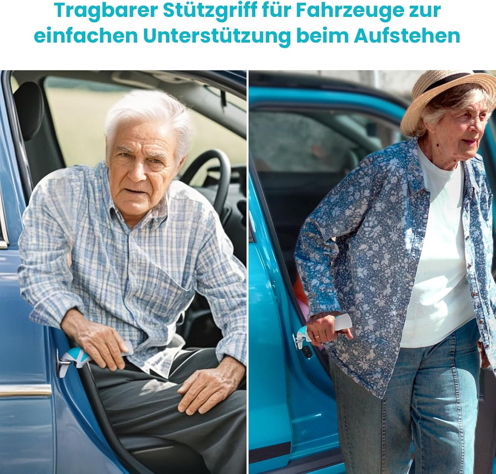 MOSKESON Car Assist Door Handle for Elderly: Portable Bar Car Support Handle for Seniors & Handicap - Standing Mobility Safety Tip Auto to Help Get Out