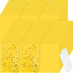 900 Pcs Double Sided Sticky Traps for Flying Plant Insect Like White Flies Aphids 6 x 8 Inch Sticky Gnat Traps Killer Fruit Fly Traps for Indoor Outdoor Including Twist Ties, Yellow