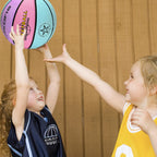 Toddler Kids Basketball Size 3(22") Mini Basketball for Boys Girls Age 1 2 3 4 5 6,PU Rubber Indoor Outdoor Basket Balls for Training Shoot and Dribble