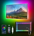 MATICOD LED Lights for TV Led Backlight, 13.1ft RGB Led Strip Lights for TV Lights Behind, USB Led Light Strip for 45-60in TV, Bluetooth APP Control Music Sync Strip Lighting for Christmas Decorations