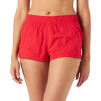 Speedo Women's Essential Watershort Swimming Trunks | Ladies Swim Shorts, Fed Red, XS