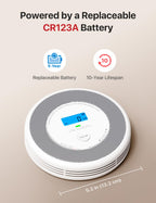 X-Sense Combination Smoke and Carbon Monoxide Detector with Voice Location, Interconnected Smoke Detector Carbon Monoxide Detector Combo with Base Station (Not Included), Model XP0A-MR, 1-Pack