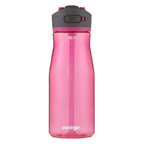 Contigo Ashland 2.0 Leak-Proof Water Bottle with Lid Lock and Angled Straw, Dishwasher Safe Water Bottle with Interchangeable Lid, 32oz Dragon Fruit