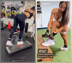 FITGIRL - Ankle Strap for Cable Machines and Resistance Bands, Work Out Cuff Attachment for Home & Gym, Booty Workouts - Kickbacks, Leg Extensions, Hip Abductors, for Women Only (Beige, Pair)