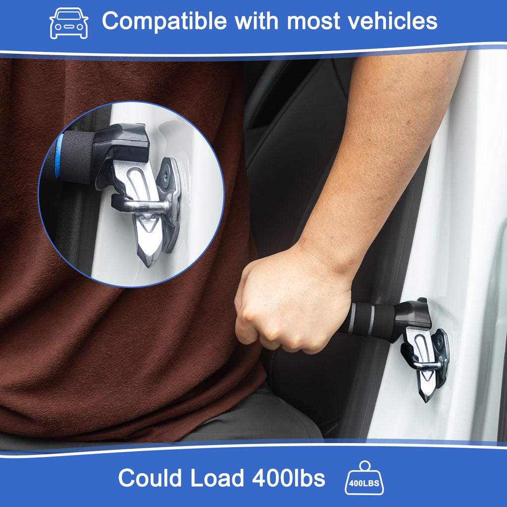 Shouken 2 Packs 3 in 1 Car Handle Assist,Handle for Car Door for Elderly,Car Handle Elderly,Car Handle for Elderly,Car Handle Assist for Elderly,Car Support Handle Multifunction Cane Handle