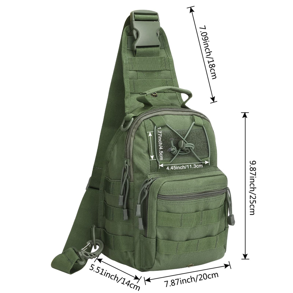 Outdoor Tactical Bag Backpack, Military Sport Bag Pack Sling Shoulder Backpack Tactical Pack for Every Day Carry