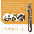 ArrogantF 4.0KW 240V Univeral Heater Element Replacement for Balboa Spa Heater Element 4.0 KW 58104 or Flo-Thru Hot Tub Spas Electric Heaters (10 inch)
